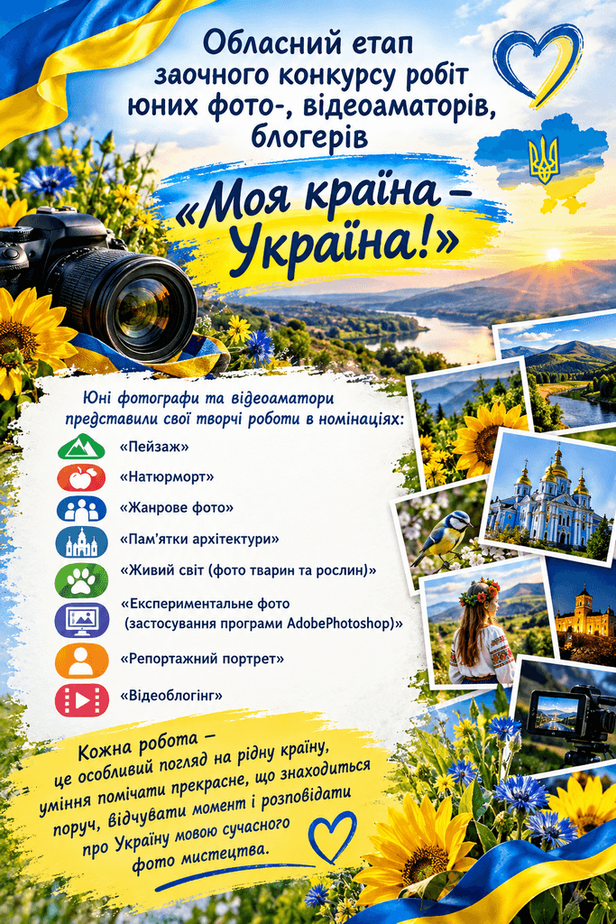 Підсумки обласного етапу конкурсу «Моя країна – Україна!»